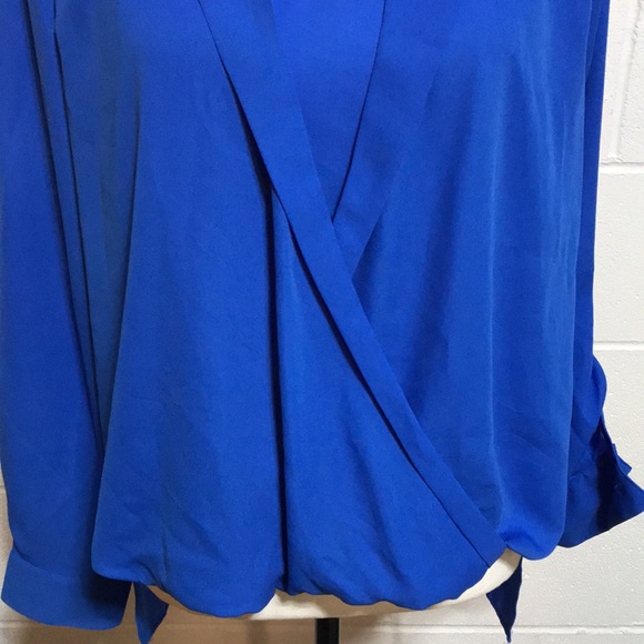 Investments Blue L/S Hi-Lo Top - Picture 3 of 8
